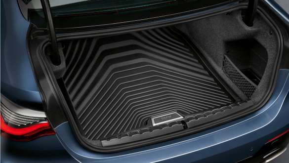 Tapis pour compartiment à bagages de la BMW Série 4 Coupé G22 2020 Tapis pour compartiment à bagages de la BMW Série 4 Coupé G22 2020, vue en gros plan