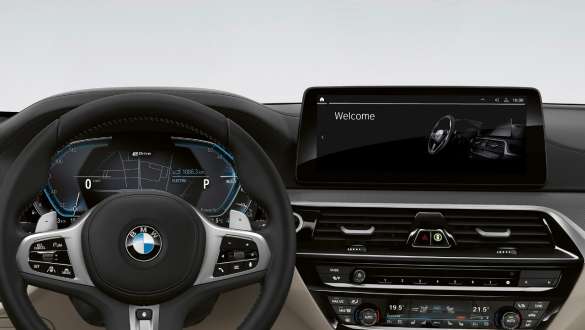 BMW Live Cockpit Professional, voitures BMW Série 5 Berline G30, intérieur BMW Live Cockpit Professional de la BMW Série 5 Berline G30 restylage 2020, habitacle et intérieur