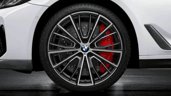 Jantes BMW M Performance 20" forgées à multirayons 732 m, bicolores M de la BMW Série 5 Berline G30 Jantes BMW M Performance 20" forgées à multirayons 732 m, bicolores M de la BMW Série 5 Berline G30