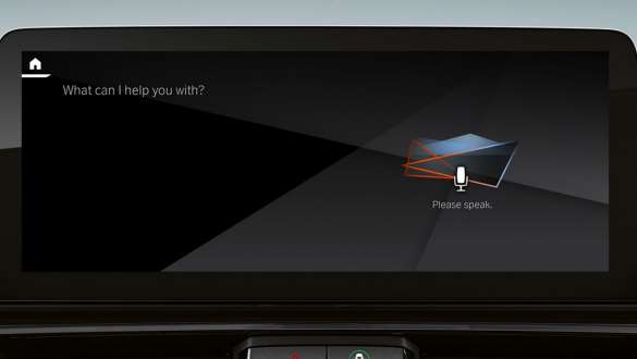 BMW Intelligent Personal Assistant, La nouvelle BMW Série 8 Gran Coupé G16 LCI restylage BMW Intelligent Personal Assistant La nouvelle BMW Série 8 Gran Coupé G16 LCI restylage de l'habitacle, vue de près du Control Display