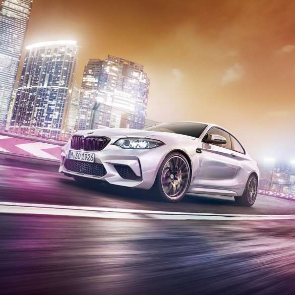 Design extérieur de la BMW M2 M Competition F87 Design extérieur de la BMW M2 Competition F87 2018 Hockenheim Silber metallic vue de trois quarts avant