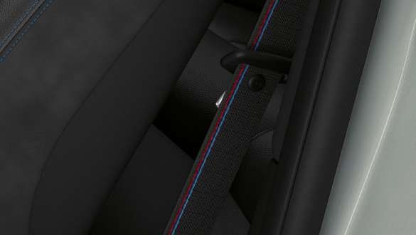 Ceintures de sécurité M de la BMW M2 Competition Ceintures de sécurité M BMW M2 Competition F87 2018 Hockenheim Silber metallic, habitacle