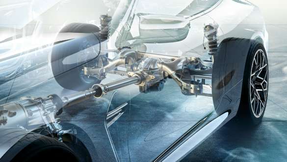 Suspension M adaptative. BMW M8 Competition Coupé avec suspension M adaptative.