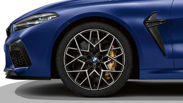 Jantes BMW M 20" en alliage léger 813 M. BMW M8 Competition Coupé avec jantes BMW M 20" en alliage léger 813 M.