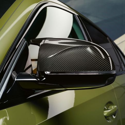 BMW X6 M Competition, extérieur BMW X6 M Competition, coque de rétroviseur M Carbon F96, extérieur