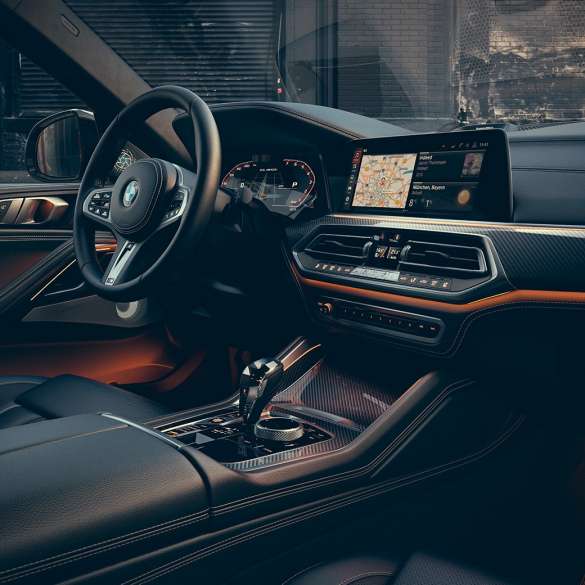 Intérieur de la BMW X6. L'intérieur de la BMW X6.