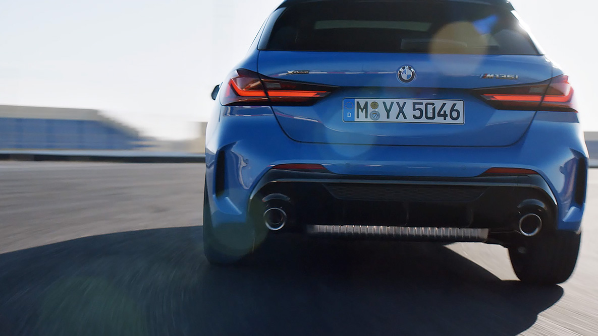 Direction M sport. BMW Série 1 avec direction M Sport.
