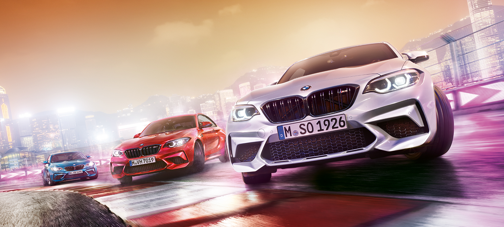 Design de la BMW M2 Competition. Design BMW M2 Competition F87 2018 Hockenheim Silber metallic vue de trois quarts avant