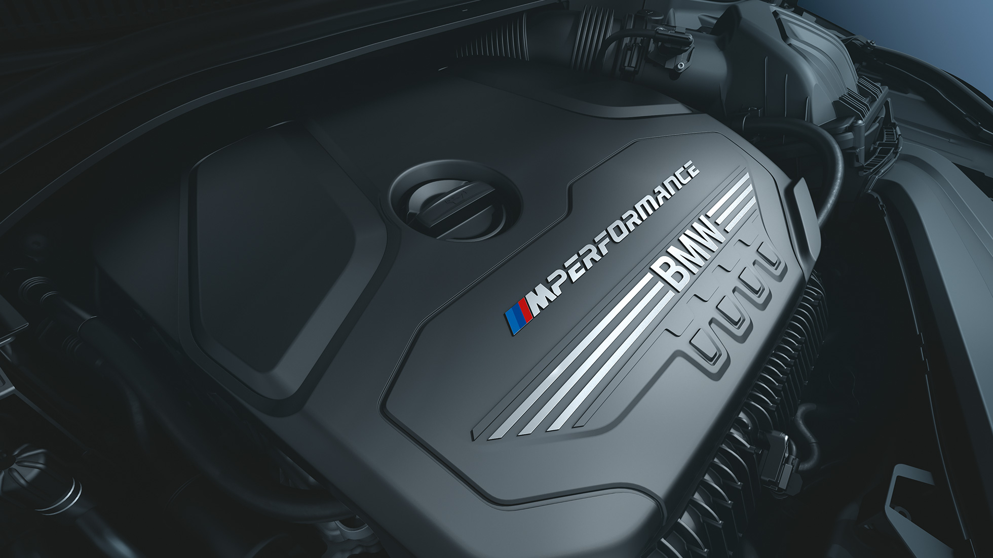 Moteur essence, BMW M235i xDrive Gran Coupé Moteur essence 4 cylindres M TwinPower Turbo de la BMW M235i xDrive Gran Coupé 2020 F44