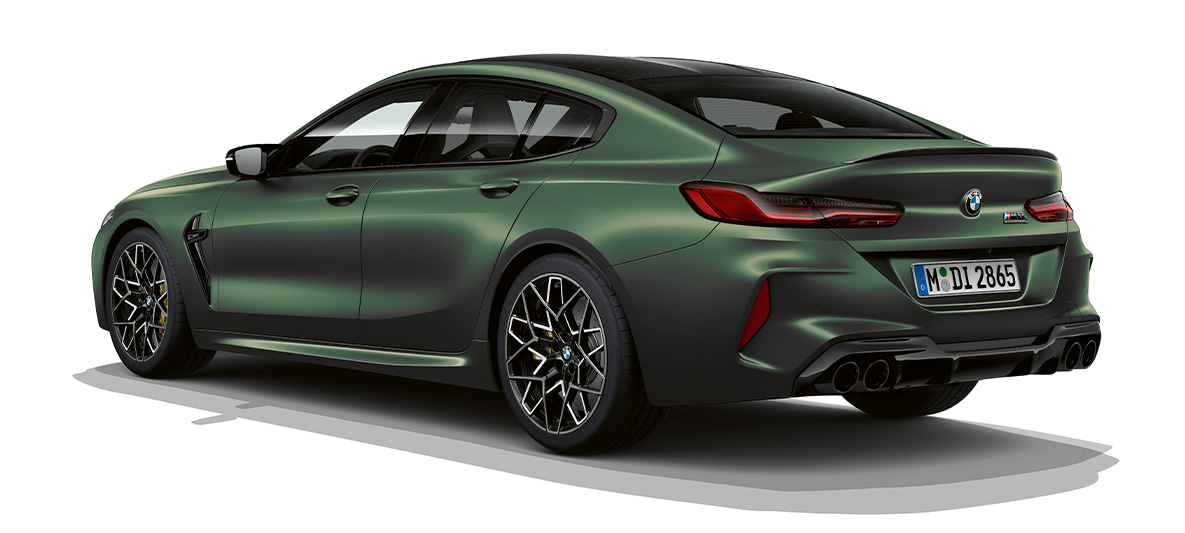 BMW M8 Gran Coupé F93 LCI restylage 2022 teinte extérieure BMW Individual BMW M8 Gran Coupé F93 LCI restylage 2022 teinte extérieure BMW Individual