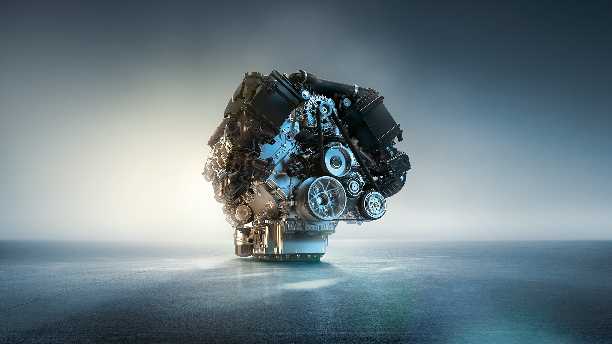 Moteur essence V8 M TwinPower Turbo de la BMW M850i xDrive Gran Coupé Moteur essence 8 cylindres M TwinPower Turbo de la BMW M850i xDrive Gran Coupé G16 2019