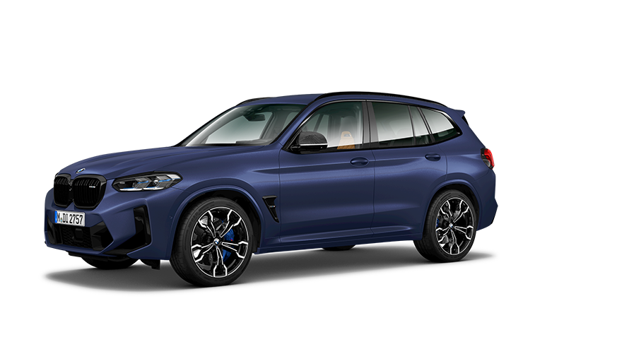 BMW X Series BMW X3 M Automobiles G01 MP three-quarter side view BMW X Series BMW X3 M Automobiles G01 MP three-quarter side view