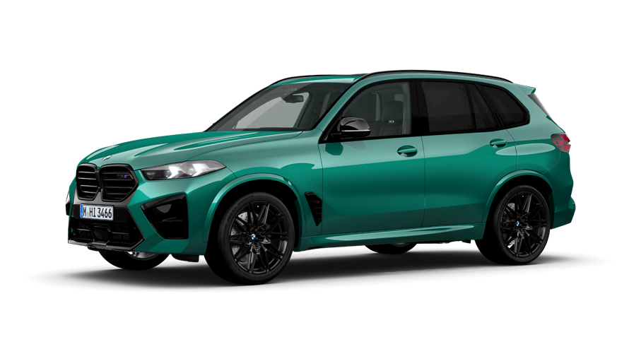 BMW Modèle M BMW X5 M F95, vue de trois quarts de profil BMW Modèle M BMW X5 M F95, vue de trois quarts de profil