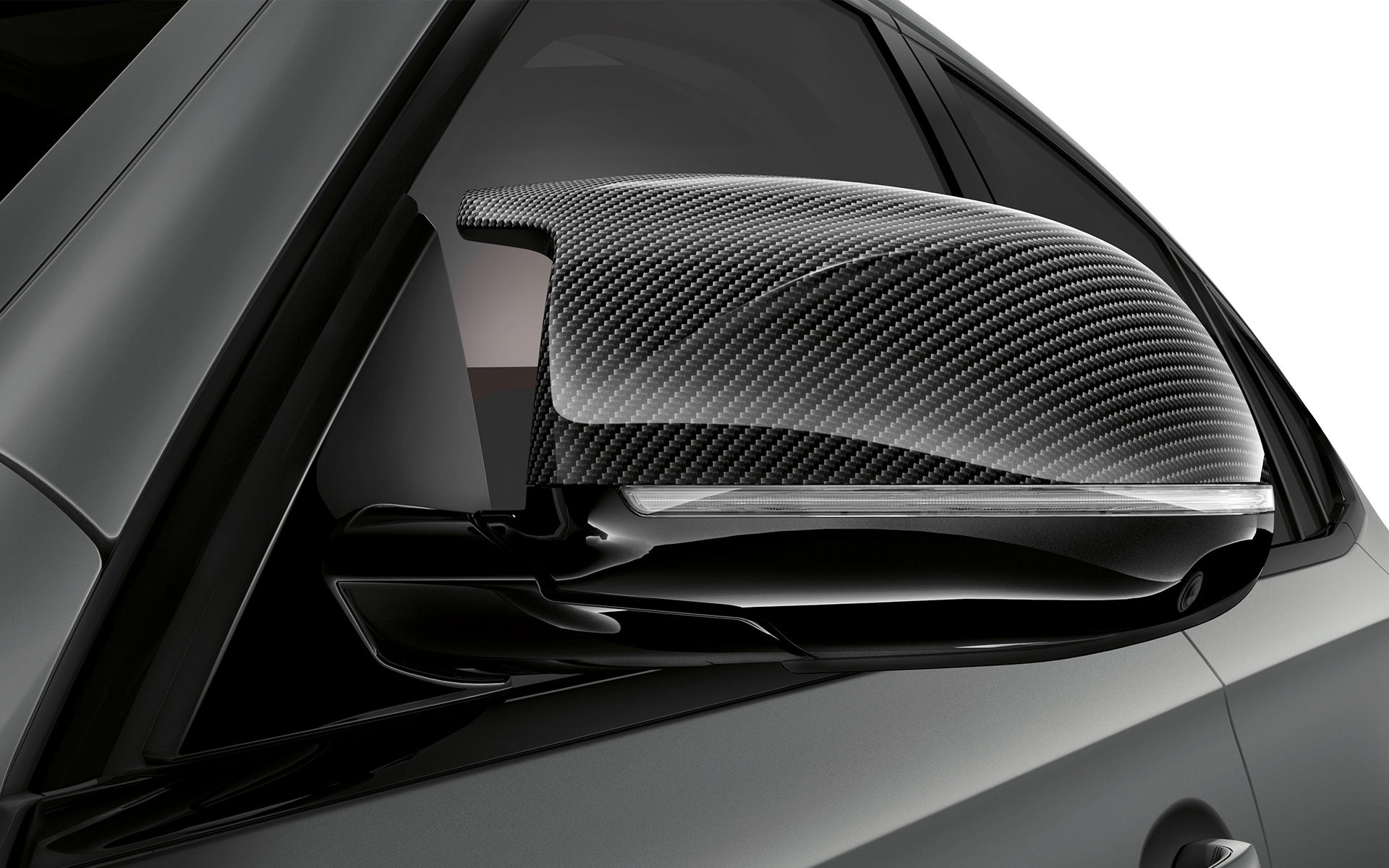 BMW X6 M Competition F96, coques de rétroviseurs M Carbon BMW X6 M Competition F96 2023, coques de rétroviseurs M Carbon