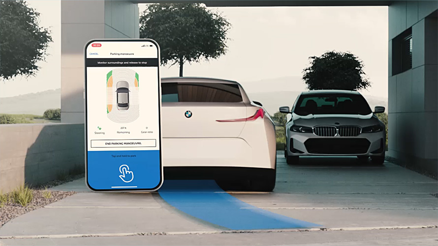 BMW X6 M Competition F96, Remote Control Parking et assistant de manœuvre BMW X6 M Competition F96 2023, Remote Control Parking et assistant de manœuvre