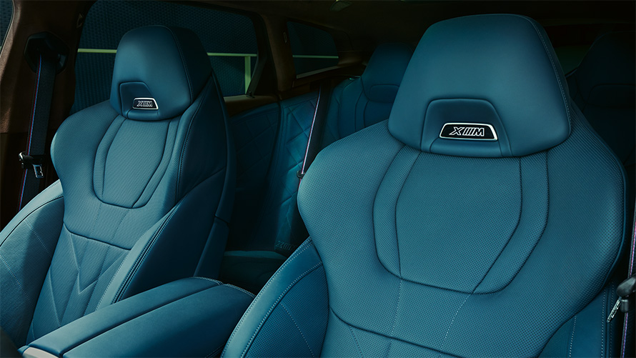 BMW XM G09 Cuir Merino BMW Individual avec détails exclusifs Deep Lagoon