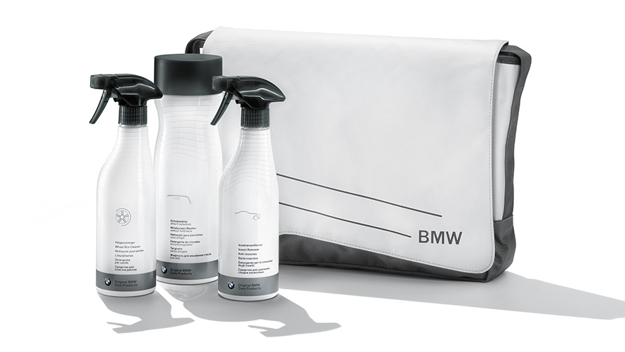 Trousse d’entretien, édition estivale, gros plan, accessoires printemps-été BMW Trousse d’entretien, édition estivale, gros plan, accessoires printemps-été BMW