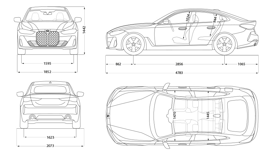BMW Série 4 Gran Coupé Moteurs et données techniques BMW.ma