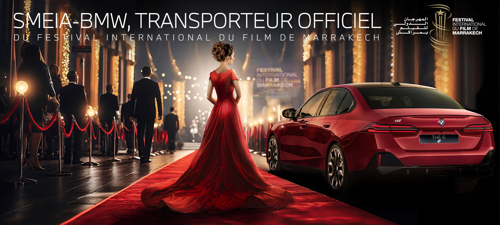 Smeia - BMW Transporteur Officiel du Festival International du Film de Marrakech Smeia - BMW Transporteur Officiel du Festival International du Film de Marrakech