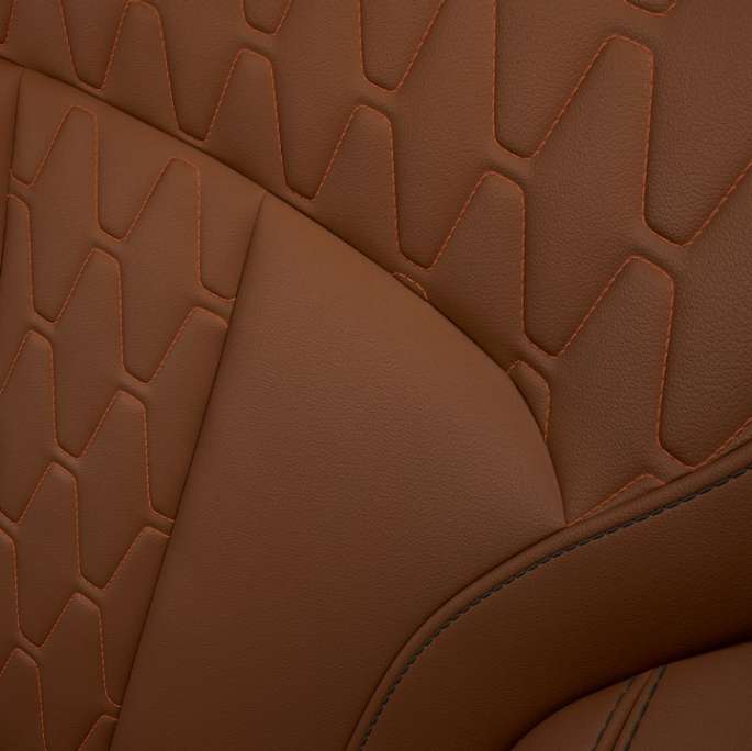 BMW X7, garnissage du Kit M Sport Gros plan du garnissage de la BMW X7 en Kit M Sport